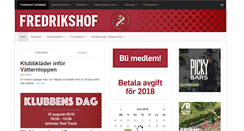 Desktop Screenshot of fredrikshof.se