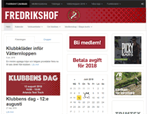 Tablet Screenshot of fredrikshof.se